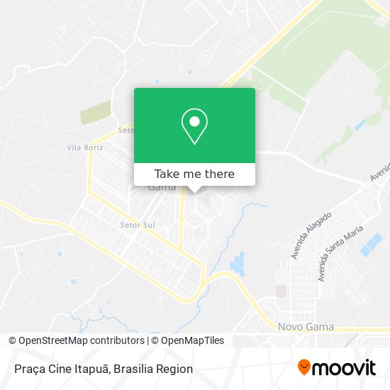 Praça Cine Itapuã map