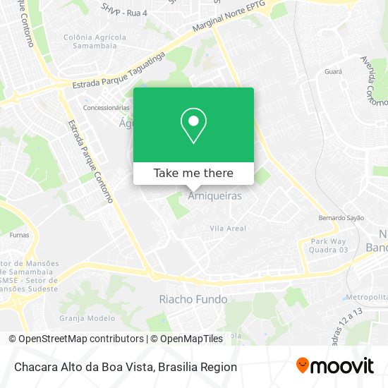 Chacara Alto da Boa Vista map