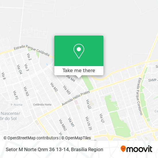 Setor M Norte Qnm 36 13-14 map