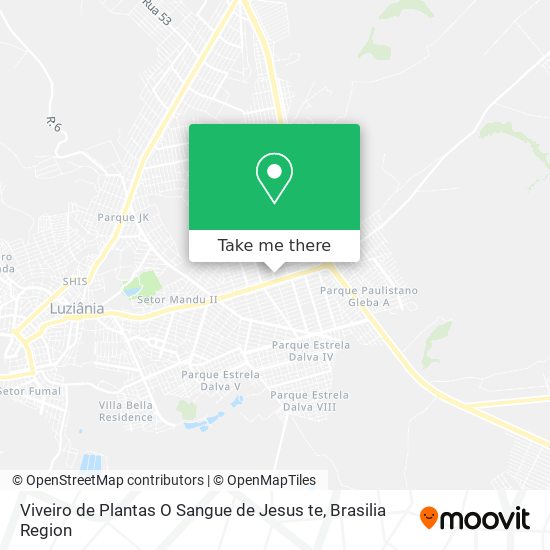 Viveiro de Plantas O Sangue de Jesus te map