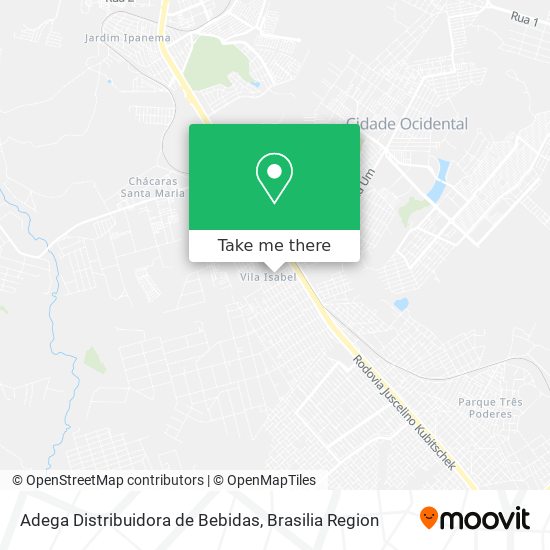 Adega Distribuidora de Bebidas map