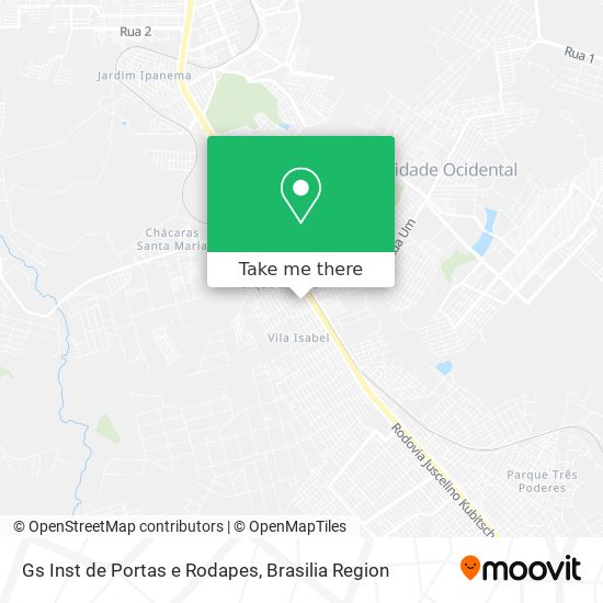 Gs Inst de Portas e Rodapes map