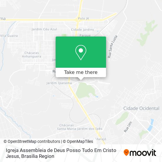 Igreja Assembleia de Deus Posso Tudo Em Cristo Jesus map