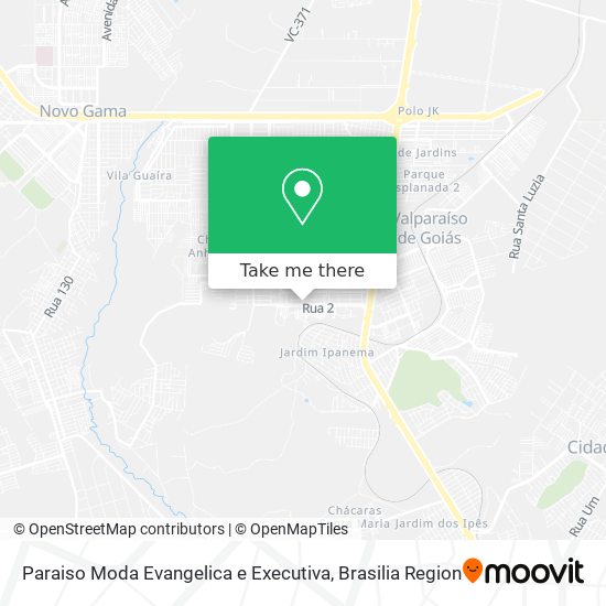 Paraiso Moda Evangelica e Executiva map