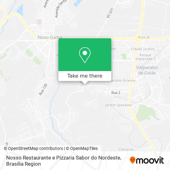 Nosso Restaurante e Pizzaria Sabor do Nordeste map