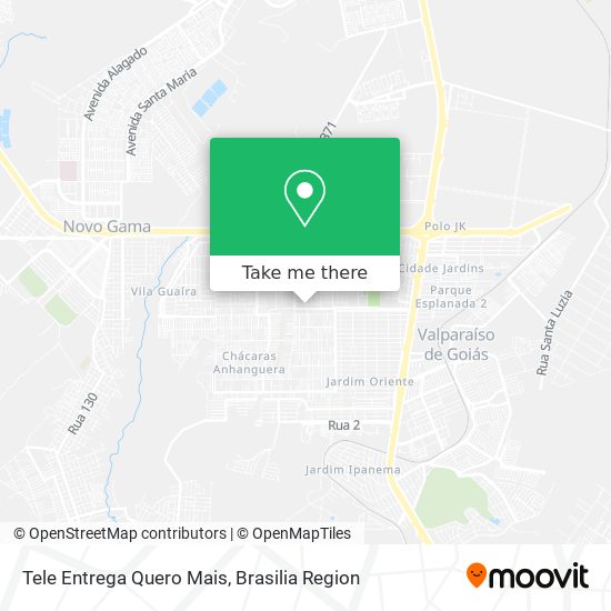 Tele Entrega Quero Mais map