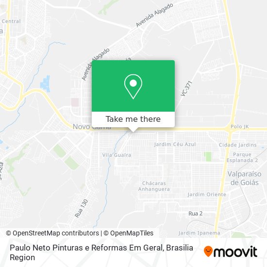 Paulo Neto Pinturas e Reformas Em Geral map