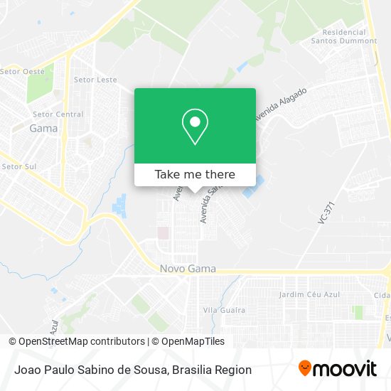 Joao Paulo Sabino de Sousa map