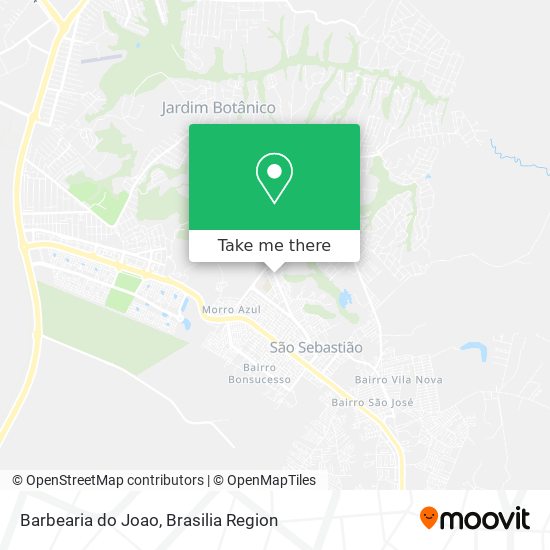 Barbearia do Joao map