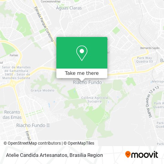 Atelie Candida Artesanatos map