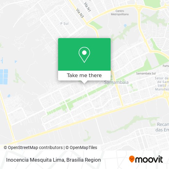 Inocencia Mesquita Lima map