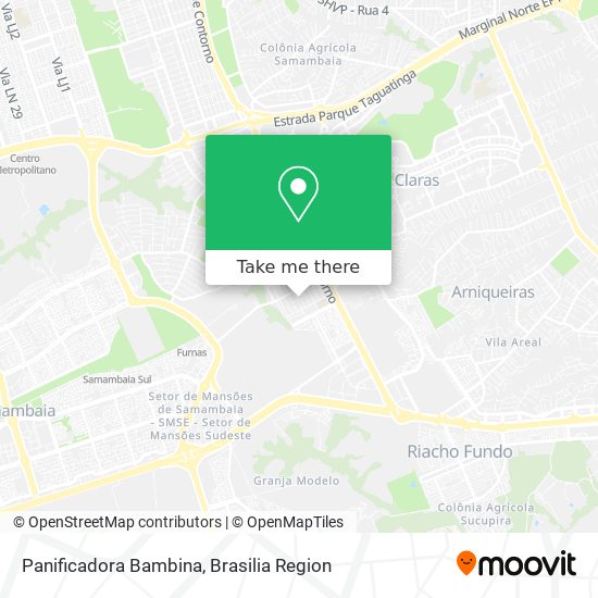 Panificadora Bambina map