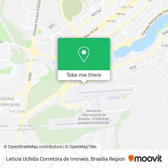 Leticia Uchida Corretora de Imoveis map