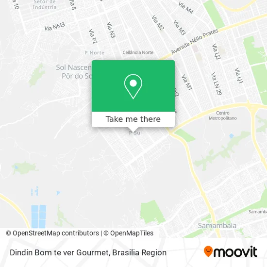 Dindin Bom te ver Gourmet map