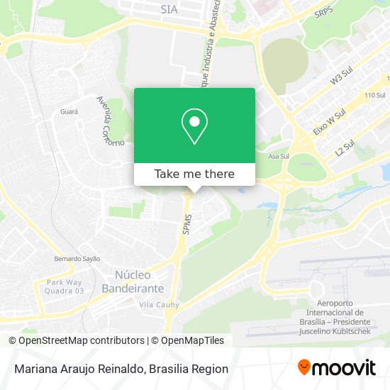 Mariana Araujo Reinaldo map