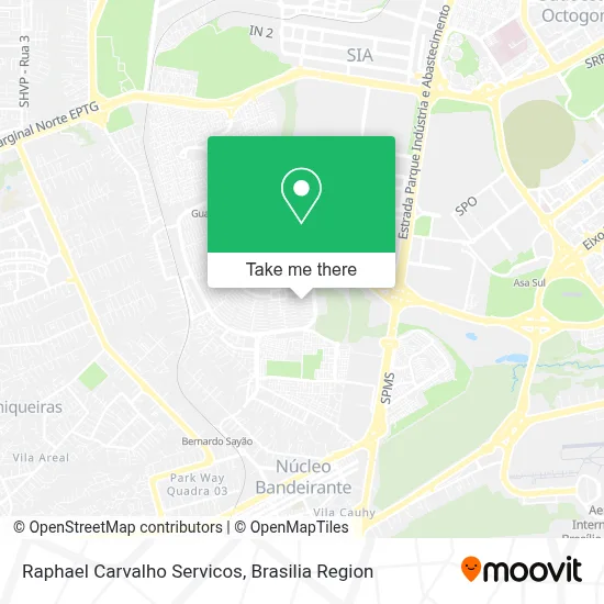 Raphael Carvalho Servicos map