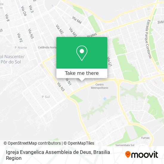 Mapa Igreja Evangelica Assembleia de Deus