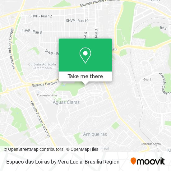 Espaco das Loiras by Vera Lucia map