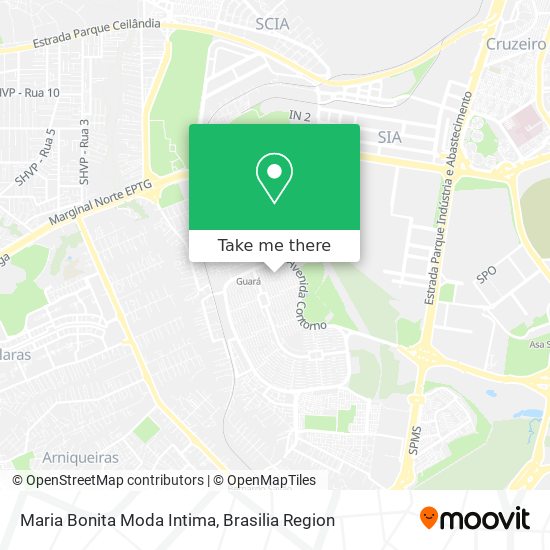 Maria Bonita Moda Intima map