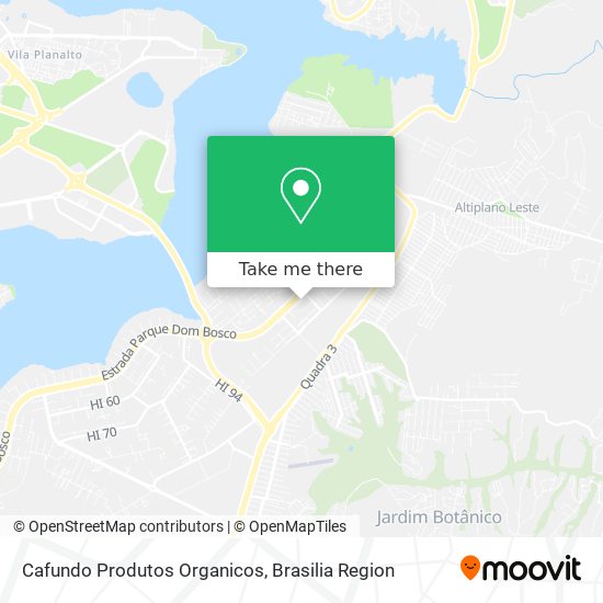 Cafundo Produtos Organicos map