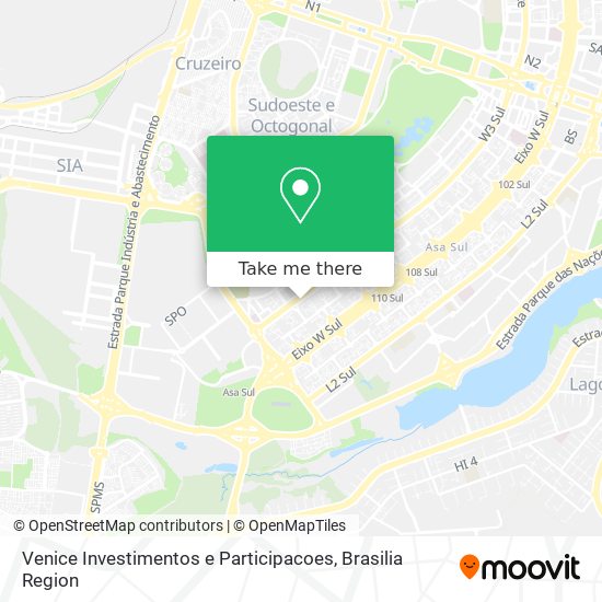 Venice Investimentos e Participacoes map
