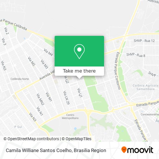 Camila Williane Santos Coelho map