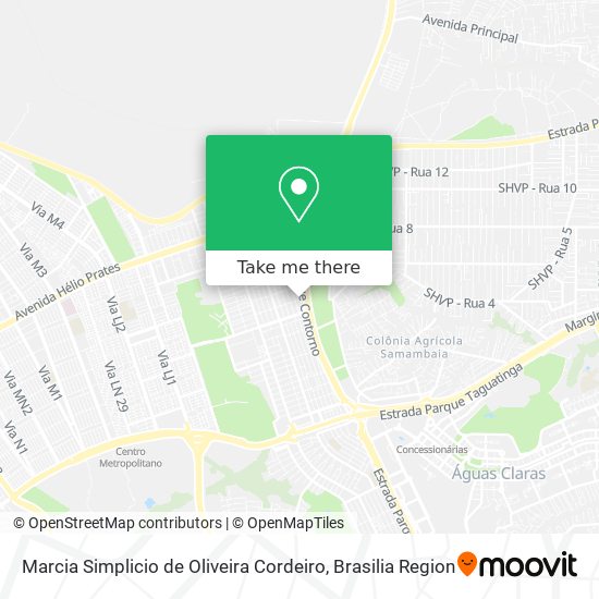Marcia Simplicio de Oliveira Cordeiro map