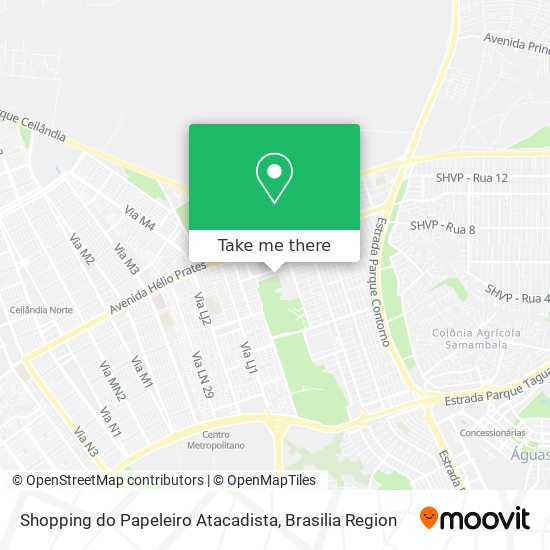 Shopping do Papeleiro Atacadista map