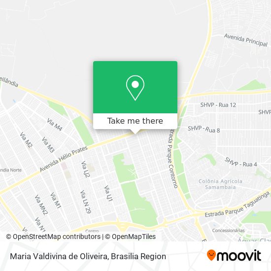 Maria Valdivina de Oliveira map