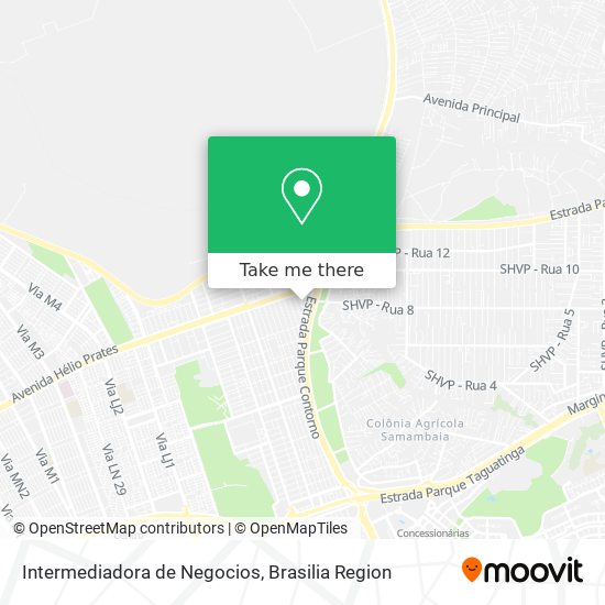 Intermediadora de Negocios map