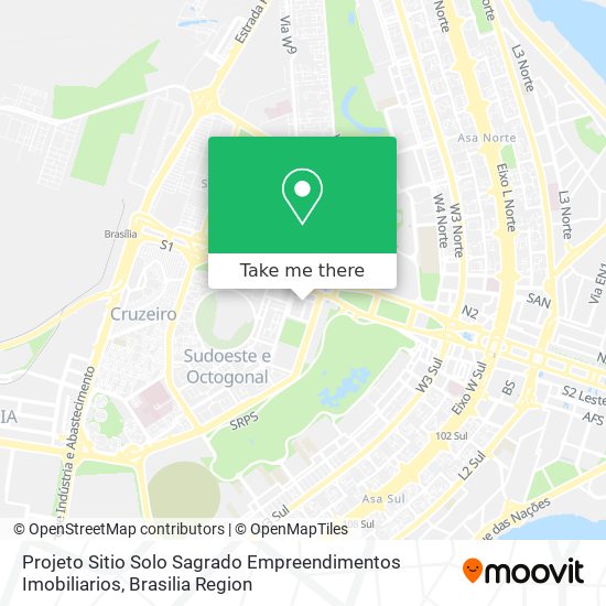 Projeto Sitio Solo Sagrado Empreendimentos Imobiliarios map