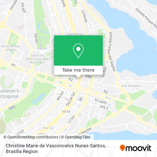 Christine Marie de Vasconcelos Nunes Santos map