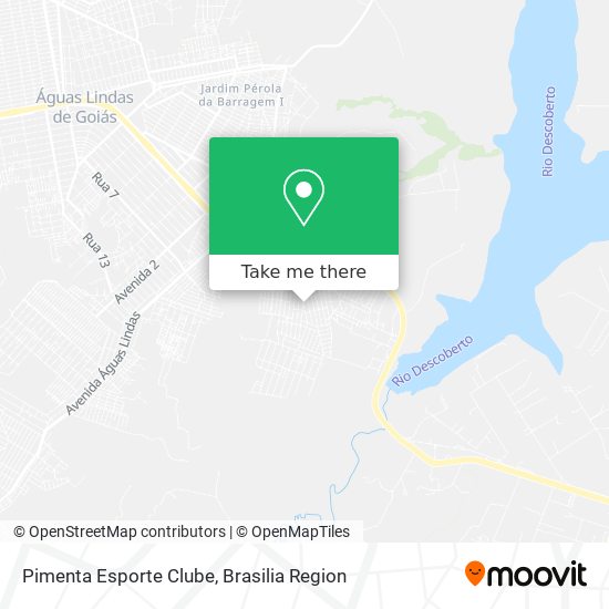 Pimenta Esporte Clube map