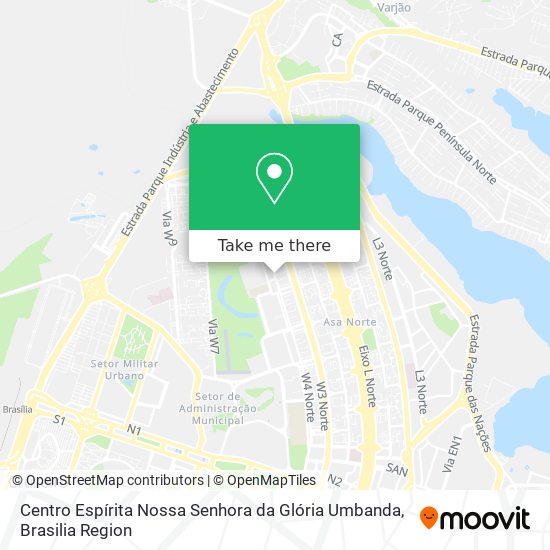 Centro Espírita Nossa Senhora da Glória Umbanda map