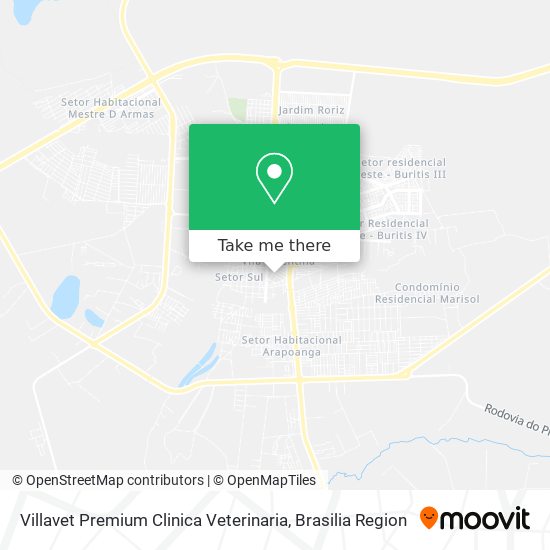 Villavet Premium Clinica Veterinaria map