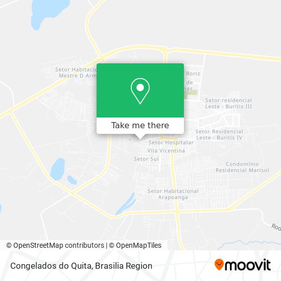 Mapa Congelados do Quita