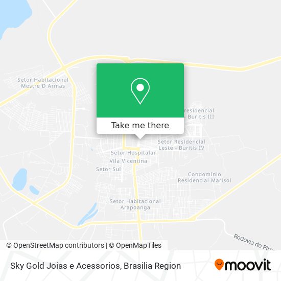 Sky Gold Joias e Acessorios map