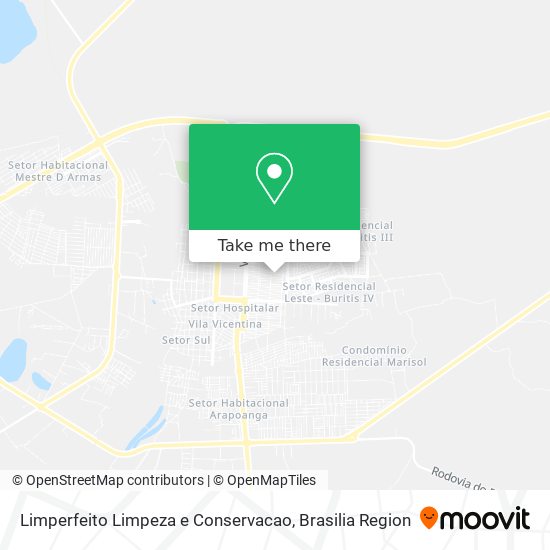 Limperfeito Limpeza e Conservacao map