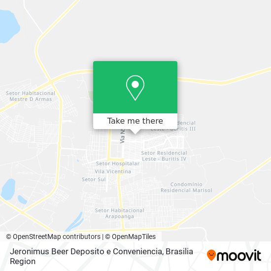 Jeronimus Beer Deposito e Conveniencia map