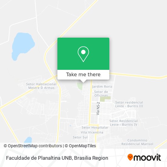 Faculdade de Planaltina UNB map