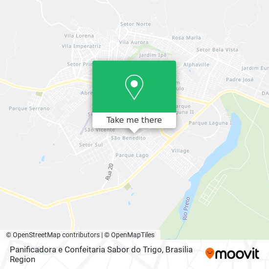 Panificadora e Confeitaria Sabor do Trigo map