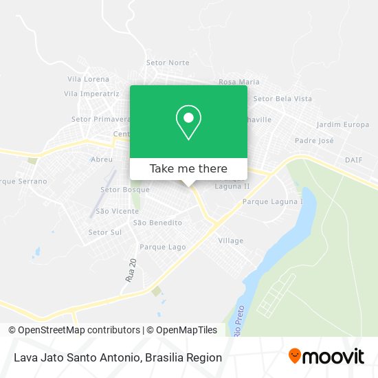 Mapa Lava Jato Santo Antonio