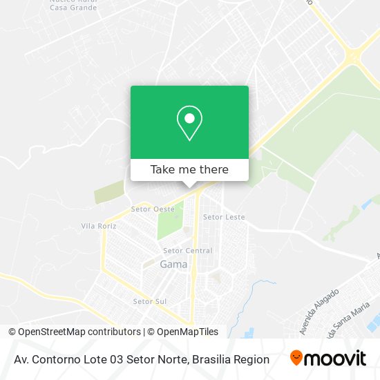 Av. Contorno Lote 03 Setor Norte map