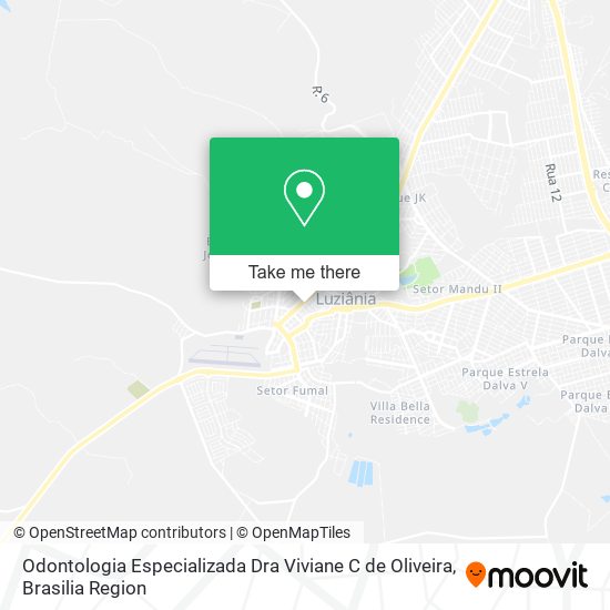 Odontologia Especializada Dra Viviane C de Oliveira map