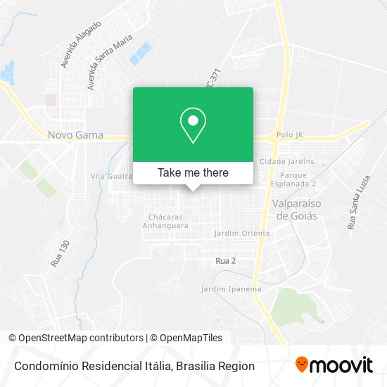Condomínio Residencial Itália map