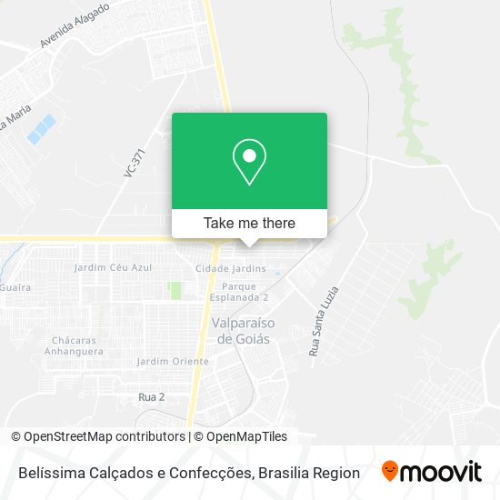 Belíssima Calçados e Confecções map