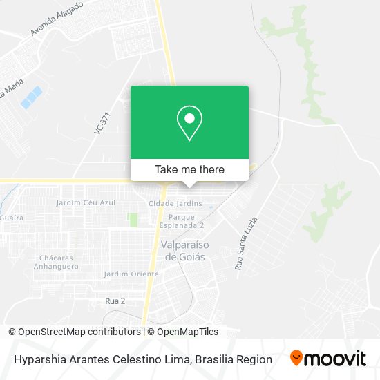Hyparshia Arantes Celestino Lima map