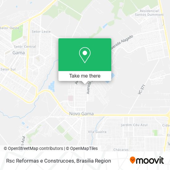 Rsc Reformas e Construcoes map