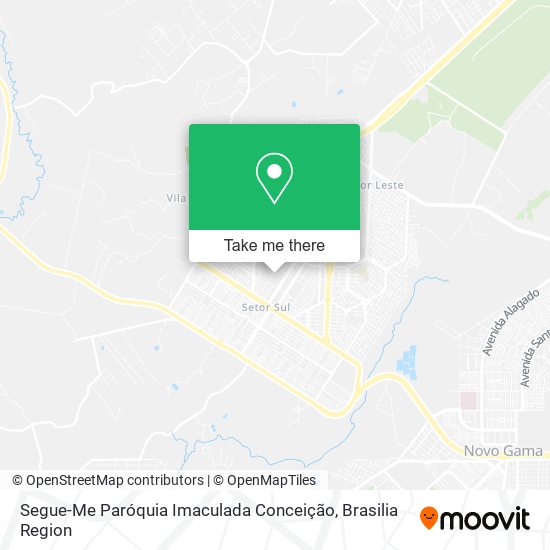 Mapa Segue-Me Paróquia Imaculada Conceição