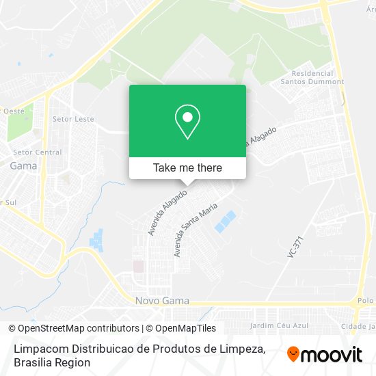 Mapa Limpacom Distribuicao de Produtos de Limpeza